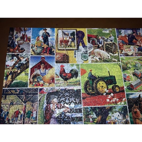 Masterpiece 1000 piece Puzzle "Farmland Collage" - Picture 6 of 11